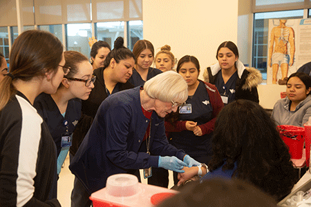 Medical Assistant students