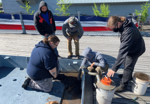 Tidewater Tech’s HVAC, electrician and carpentry students are helping to maintain the USS Wisconsin
