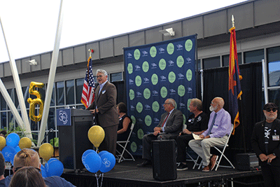 Speakers at the Tucson campus 50th Anniversary event.